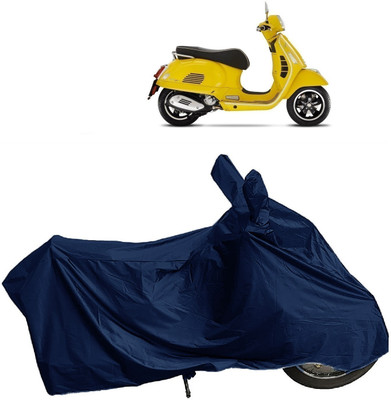 DIGGU Two Wheeler Cover for Vespa(GTS Super 125 BS6, Blue)