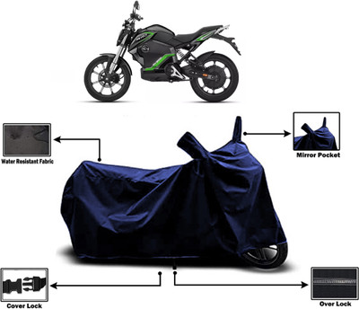 Amexride Two Wheeler Cover for Revolt(Motors E-Bike, Blue)