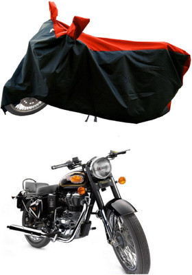 AESTRYD Two Wheeler Cover for Royal Enfield(Bullet 350, Red)