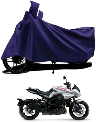 KEDIT Two Wheeler Cover for Suzuki(Katana, Blue)