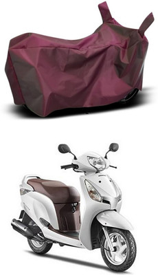 Mdstar Waterproof Two Wheeler Cover for Honda(Aviator, Maroon)