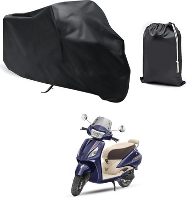 PAGORA Waterproof Two Wheeler Cover for TVS(Jupiter, Black)