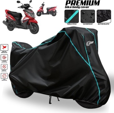 xodi Waterproof Two Wheeler Cover for Yamaha(Ray Z, Black, Blue, Multicolor)