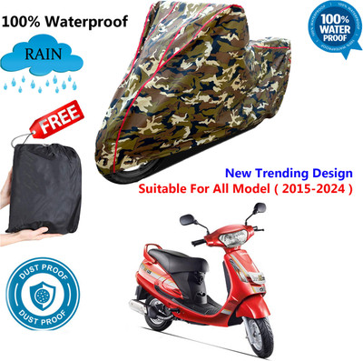 AUTOCAD Waterproof Two Wheeler Cover for Mahindra(Duro DZ, Multicolor)