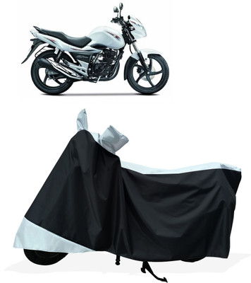 Tricway Two Wheeler Cover for Suzuki(GS 150R, White)