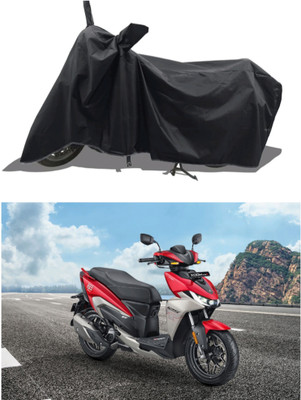 RAQTRO Two Wheeler Cover for Hero(Scooty, Black)