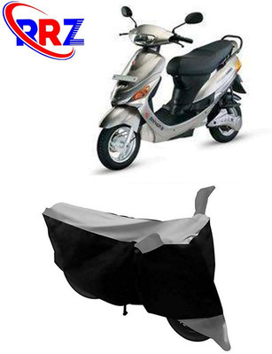 RRZ Waterproof Two Wheeler Cover for Hero(Electric E-Sprint, Black, Grey)