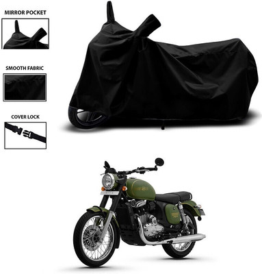 DeepShakshi AUTOMOTIVE Waterproof Two Wheeler Cover for JAWA(Forty Two, Black)