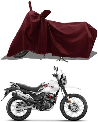 DeepShakshi AUTOMOTIVE Waterproof Two Wheeler Cover for Hero(HF Deluxe, Maroon)