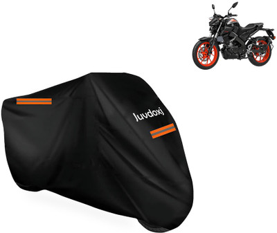 Juvdoxj Waterproof Two Wheeler Cover for Yamaha(MT-15, Black)