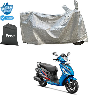 GOSHIV-car and bike accessories Waterproof Two Wheeler Cover for Hero(Maestro Electric, Silver)