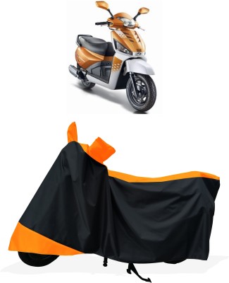 Tricway Two Wheeler Cover for Mahindra(Gusto 125 BS6, Orange)