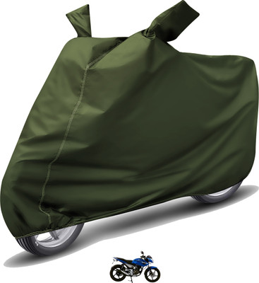 Auto Hub Waterproof Two Wheeler Cover for Bajaj(XCD 135, Green)