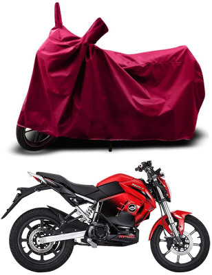 KEDIT Two Wheeler Cover for Universal For Bike(RV Cafe Racer BS6, Maroon)