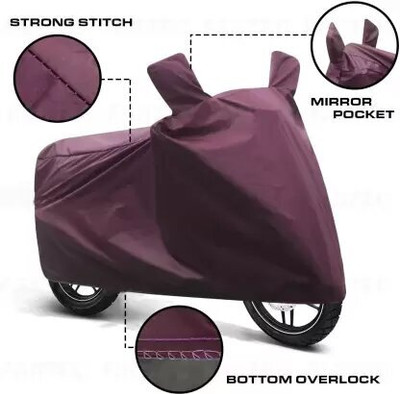 WMIZEXA Two Wheeler Cover for Universal For Bike(NTORQ, Maroon)
