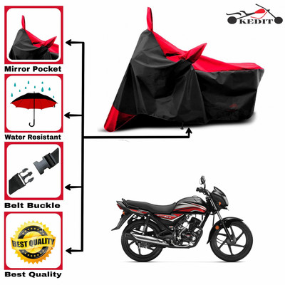 AASHTIK MART Two Wheeler Cover for Honda(Dream Neo, Red, Black)