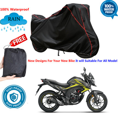 OliverX Waterproof Two Wheeler Cover for Honda(CB Hornet 160, Black)