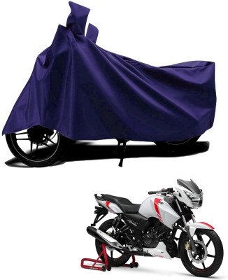 KEDIT Two Wheeler Cover for TVS(Apache RTR 180, Blue)