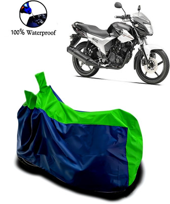 Autofly Waterproof Two Wheeler Cover for Yamaha(SZ R, Blue, Green)