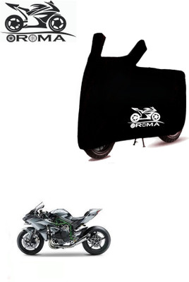 AutoRash Waterproof Two Wheeler Cover for Kawasaki(Ninja H2 BS6, Black)