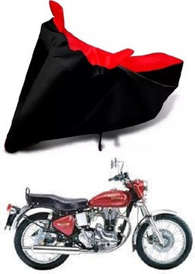 DSAMI Two Wheeler Cover for Royal Enfield(Electra 4S, Red, Black)