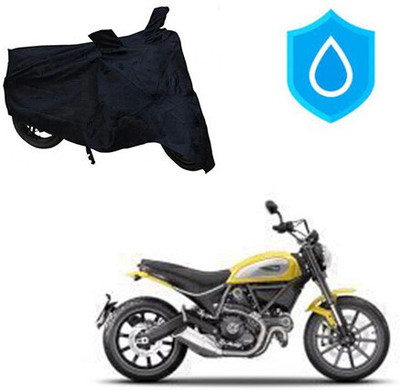 DeepShakshi AUTOMOTIVE Waterproof Two Wheeler Cover for Ducati(Scrambler, Black)