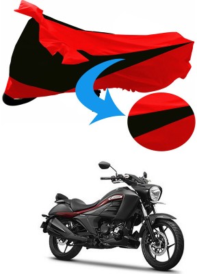 Genipap Two Wheeler Cover for Suzuki(Intruder, Black, Red)