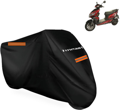 Horseyaart Waterproof Two Wheeler Cover for Okinawa(i-Praise, Black)