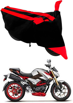 MMSSTAR Waterproof Two Wheeler Cover for Hero(XF3R, Red, Black)