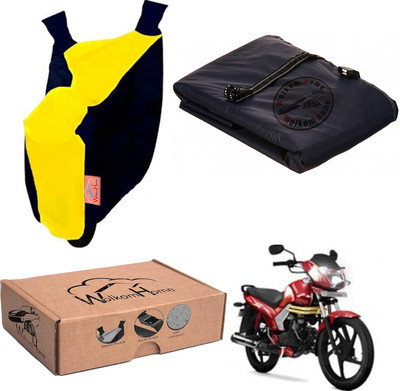 WolkomHome Waterproof Two Wheeler Cover for Mahindra(Centuro, Yellow, Blue)