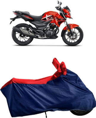 Autofly Waterproof Two Wheeler Cover for Hero(Xtreme 200R, Blue, Red)