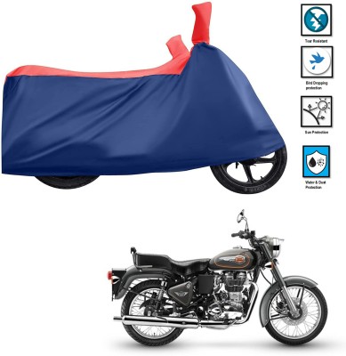 PAGORA Waterproof Two Wheeler Cover for Royal Enfield(Bullet 500, Red)