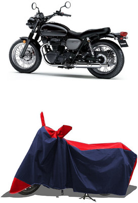 SUGASHRI Waterproof Two Wheeler Cover for Kawasaki(W800 BS6, Red, Blue)