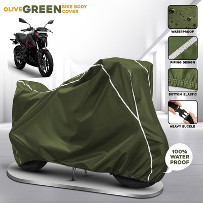 SThanaveX Waterproof Two Wheeler Cover for Bajaj(Pulsar N160, Green)