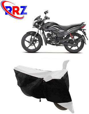 RRZ Waterproof Two Wheeler Cover for Hero(Passion, Black, White)