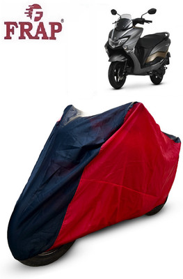 Frap Two Wheeler Cover for Suzuki(Burgman Street, Red, Black)