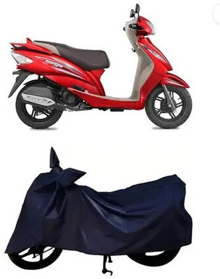 Tritika Waterproof Two Wheeler Cover for TVS(Wego, Blue)