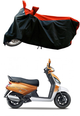 DeepShakshi AUTOMOTIVE Waterproof Two Wheeler Cover for Mahindra(Gusto 125 BS6, Red)