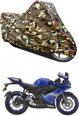 PAGORA Waterproof Two Wheeler Cover for Yamaha(YZF R15 V3 BS6, Yellow)