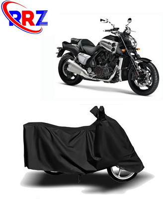 RRZ Waterproof Two Wheeler Cover for Yamaha(VMAX, Black)