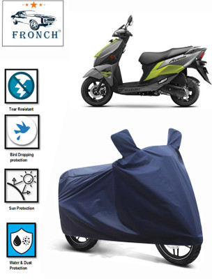 FRONCH Waterproof Two Wheeler Cover for Suzuki(Avenis 125, Blue)
