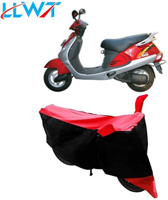 KPIND Waterproof Two Wheeler Cover for Kinetic(Nova, Black, Red)
