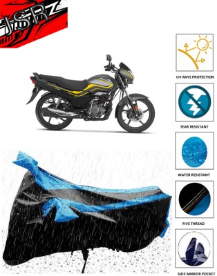 J S R Waterproof Two Wheeler Cover for Hero(Super Splendor, Blue)