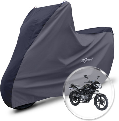 Neodrift Two Wheeler Cover for Bajaj(Pulsar 135 LS DTS-i, Black, Grey)