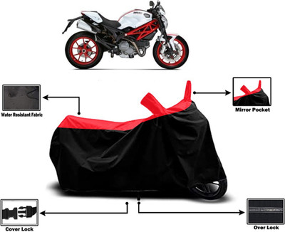 Amexride Two Wheeler Cover for Ducati(Monster 796 S2R, Red)