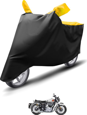 Caronix Waterproof Two Wheeler Cover for Royal Enfield(Interceptor 650, Yellow)