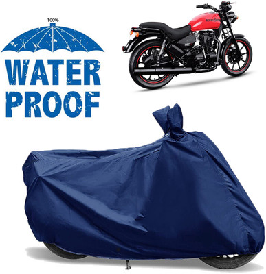 AUTOCAD Waterproof Two Wheeler Cover for Royal Enfield(Thunderbird 350, Blue)
