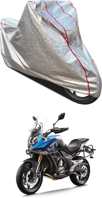 PAGORA Waterproof Two Wheeler Cover for CFMoto(650MT, Silver)