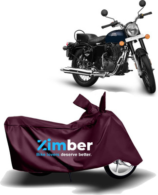 THE REAL ARV Two Wheeler Cover for Royal Enfield(Bullet Electra Twinspark, Maroon)