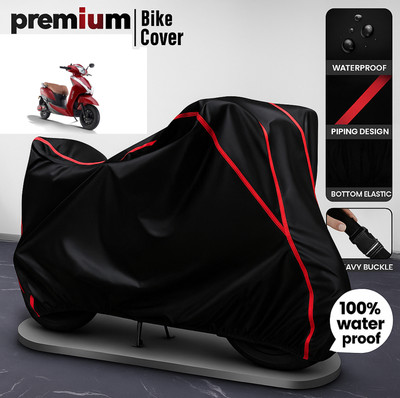 SThanaveX Waterproof Two Wheeler Cover for Ampere(Black)